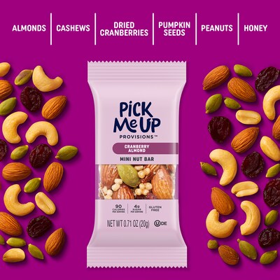 Pick Me Up Provisions™ Mini Gluten Free Cranberry Almond Nut Bar, 0.71 oz., 20 Bars/Box? (PM63397)