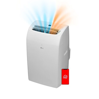 LG ThinQ 115-Volt 14000 BTU (10200 BTU DOE) Portable Air Conditioner with Remote, WiFi Enabled, White (LP1025WHSM)
