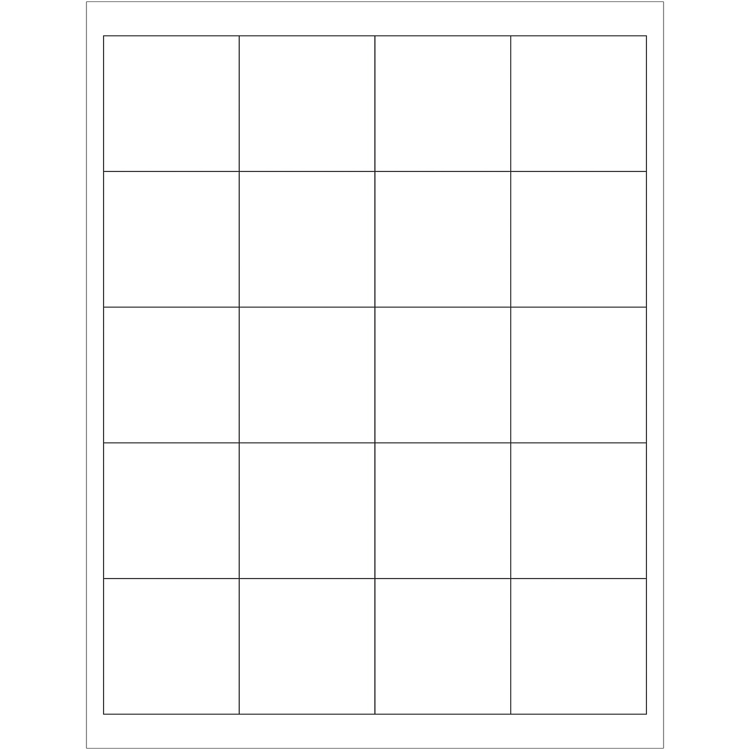 Tape Logic Laser/Inkjet Address Labels, 2 x 2, White, 2000/Carton (LL111)