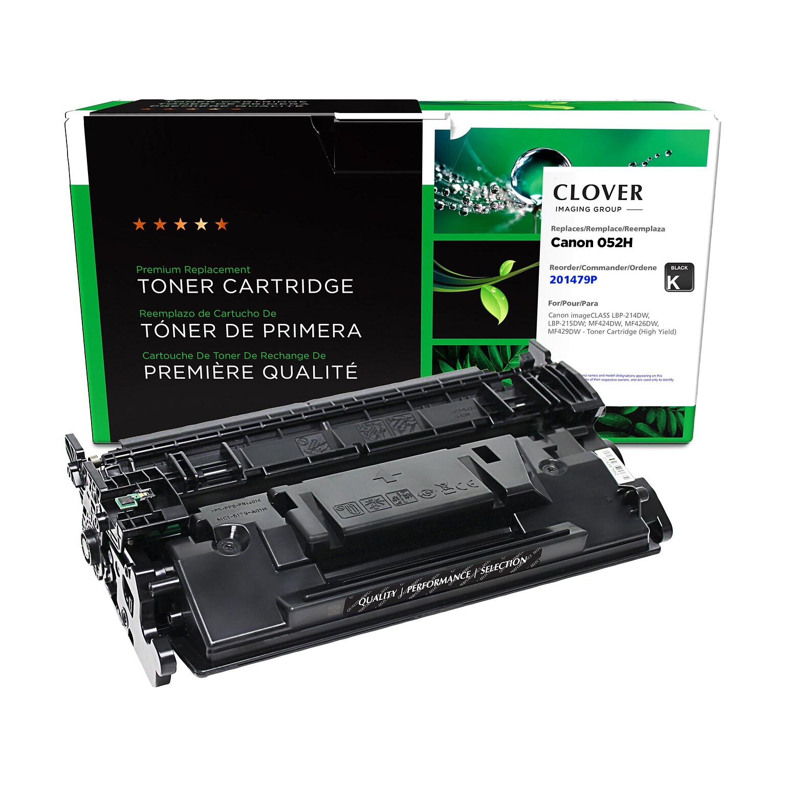 Clover Imaging Group Remanufactured Black High Yield Toner Cartridge Replacement for Canon 052H (2200C001)