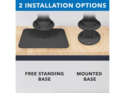 Mount-It! Adjustable Anti-Theft iPad Countertop Stand, Black (MI-3771B_G10)