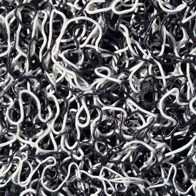 Floortex Doortex Twistermat Indoor Entrance Mat, 32 x 20, Black and White (NREMFLVA0002)