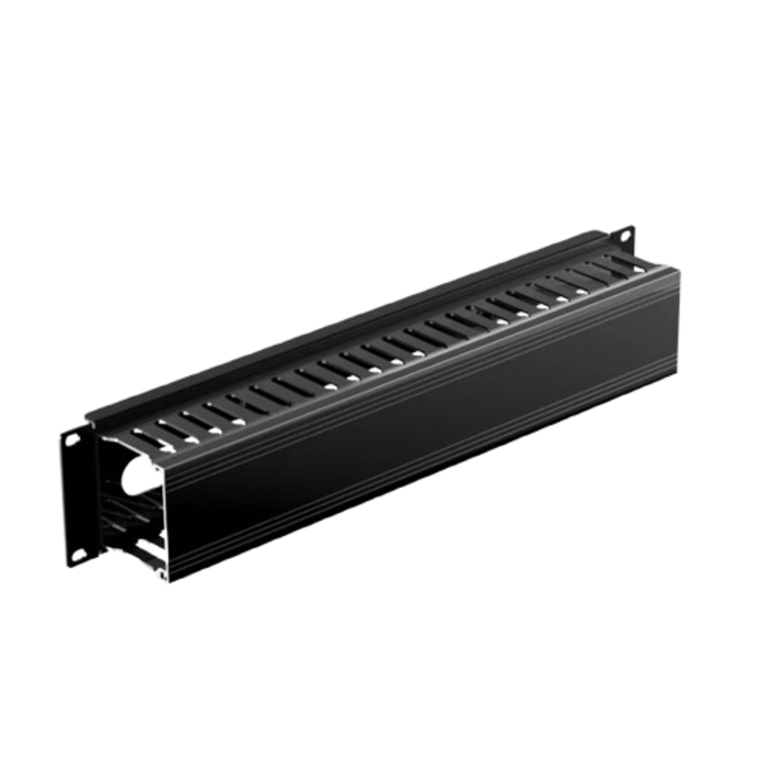 Logear Cable Horizontal Cable Management Duct, Black (GROHD2U)