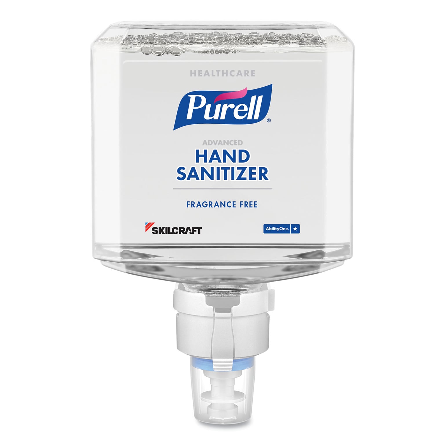 AbilityOne® 6508016941820 SKILCRAFT PURELL Healthcare Gentle and Free Foam Hand Sanitizer Refill, 1,200 mL, Unscented, 2/Box
