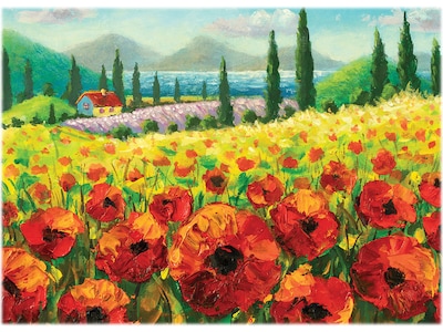 Willow Creek Field of Poppies 1000-Piece Jigsaw Puzzle (49472)