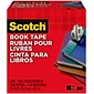 Scotch® Book Transparent Tape,  3" x 15 yds. (845-300)