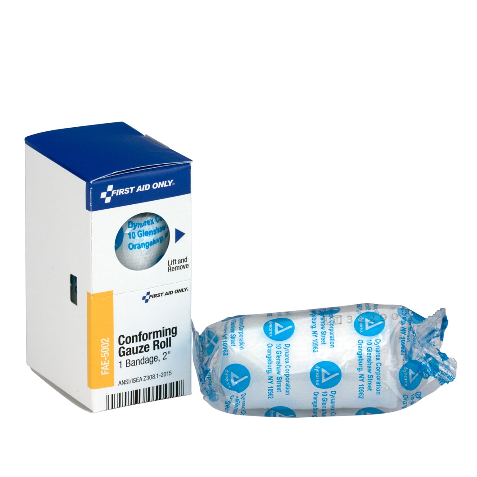 SmartCompliance First Aid Only Conforming Gauze Roll, 1-Ply, 2 x 4 Yards (FAE-5002)