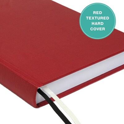 2026 Global Printed Products Professional Diary 6" x 8" Daily Planner, Paperboard Cover, Red (SDCY2668RD)