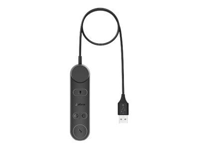 Jabra Engage 50 II USB-A UC Stereo On Ear Computer Headset with 50 II Link, Black (5099-299-2219)