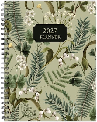 2027 Willow Creek Woodland Garden 6.5 x 8.5 Calendar Year Weekly & Monthly Standard Planner, Assorted Colors (66126)