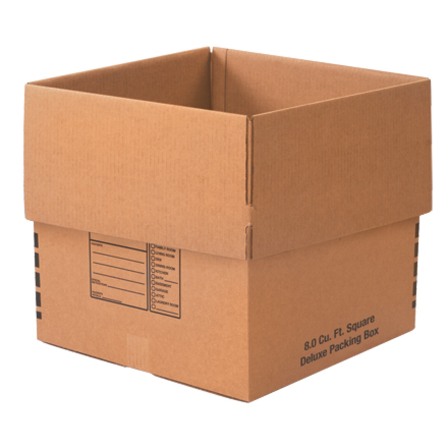 Quill Brand® 24 x 24 x 24 Deluxe Moving Boxes, ECT Rated, Brown, 10/Bundle (242424DPB)