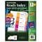 Avery Ready Index Table of Contents EcoFriendly Paper Dividers, 1-5 Tabs, Multicolor, 3 Sets/Pack (1