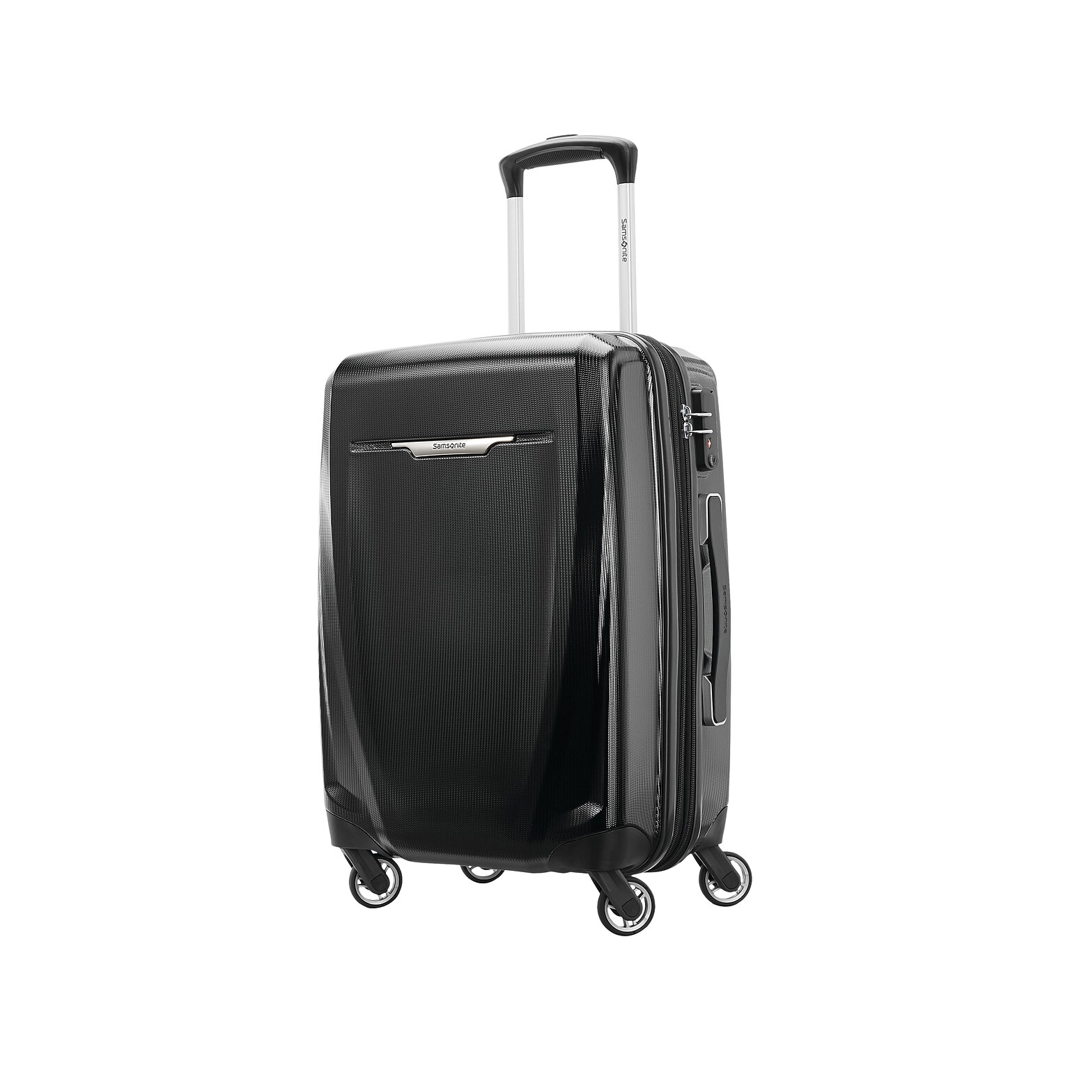 Samsonite Winfield 3 DLX Polycarbonate Carry-On Luggage, Black (120752-1041)