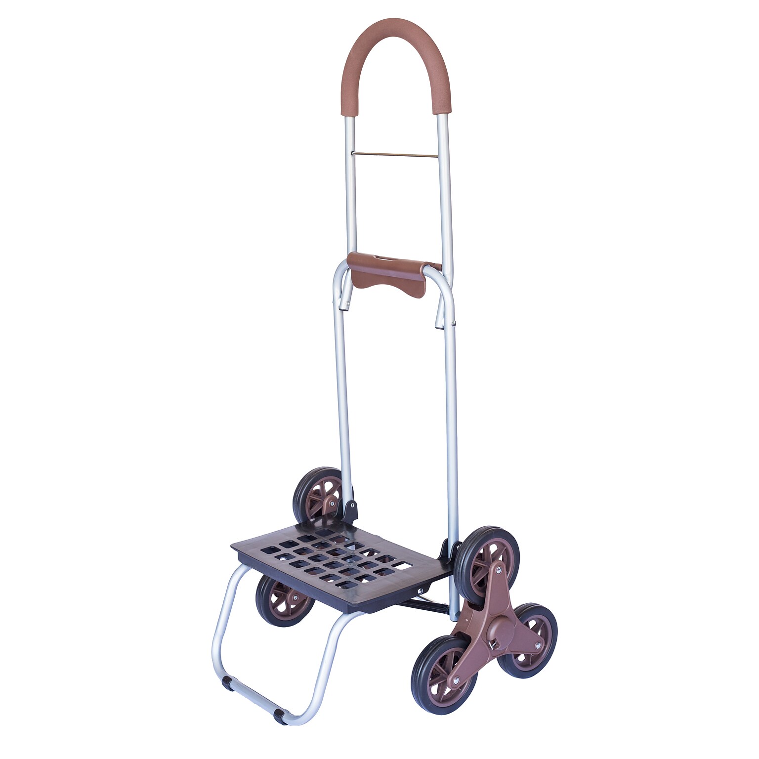 Dbest Stair Climber Trolley Dolly Mighty Max, Brown (01-508MB)