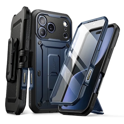 SUPCASE Unicorn Beetle Pro Case for iPhone 17 Pro, Shock Absorbing, Azure (SUP-iPhone2025Pro-UBPro-SP-Azure)