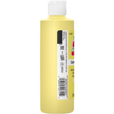 Apple Barrel Acrylic Paint Matte, 8oz., Canary Yellow, 6/Pack (APP20711E-6)