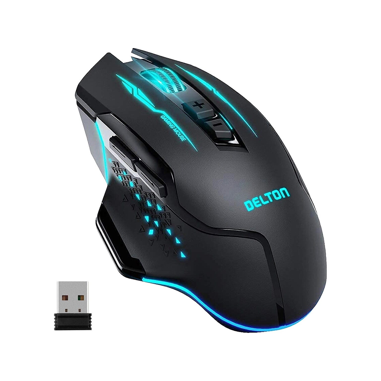 Delton G37 Wireless Optical Gaming Mouse, Black (DMGAM37ERG)