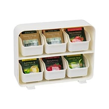 Mind Reader Tea Bag Organizer, White (STBORG-WHT)