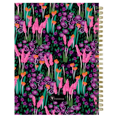 2026-2027 TF Publishing Buds & Blooms 6.5" x 8" Academic & Calendar Weekly & Monthly Planner, Multicolored (AY27-9206)