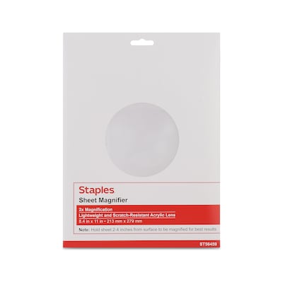 Staples 2x Sheet Magnifier (TR56459)