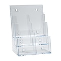 Azar 3-Tier 6-Pocket Plastic Trifold Brochure Holder (252379)