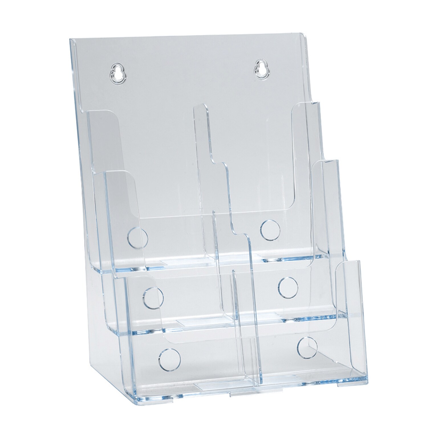 Azar Brochure Holder, 9.25 x 13.25, Vertical, Clear Plastic (252379)