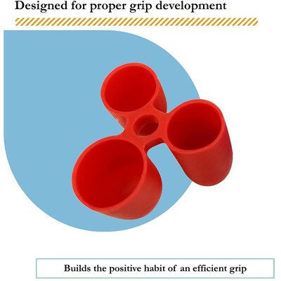 The Pencil Grip Small Writing Claw Pencil Grips, Assorted Colors, 12/Pack (TPG21112)