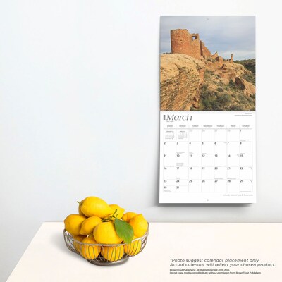 2025 BrownTrout Colorado National Parks & Monuments 12" x 12" Monthly  Wall Calendar (9781975474706)