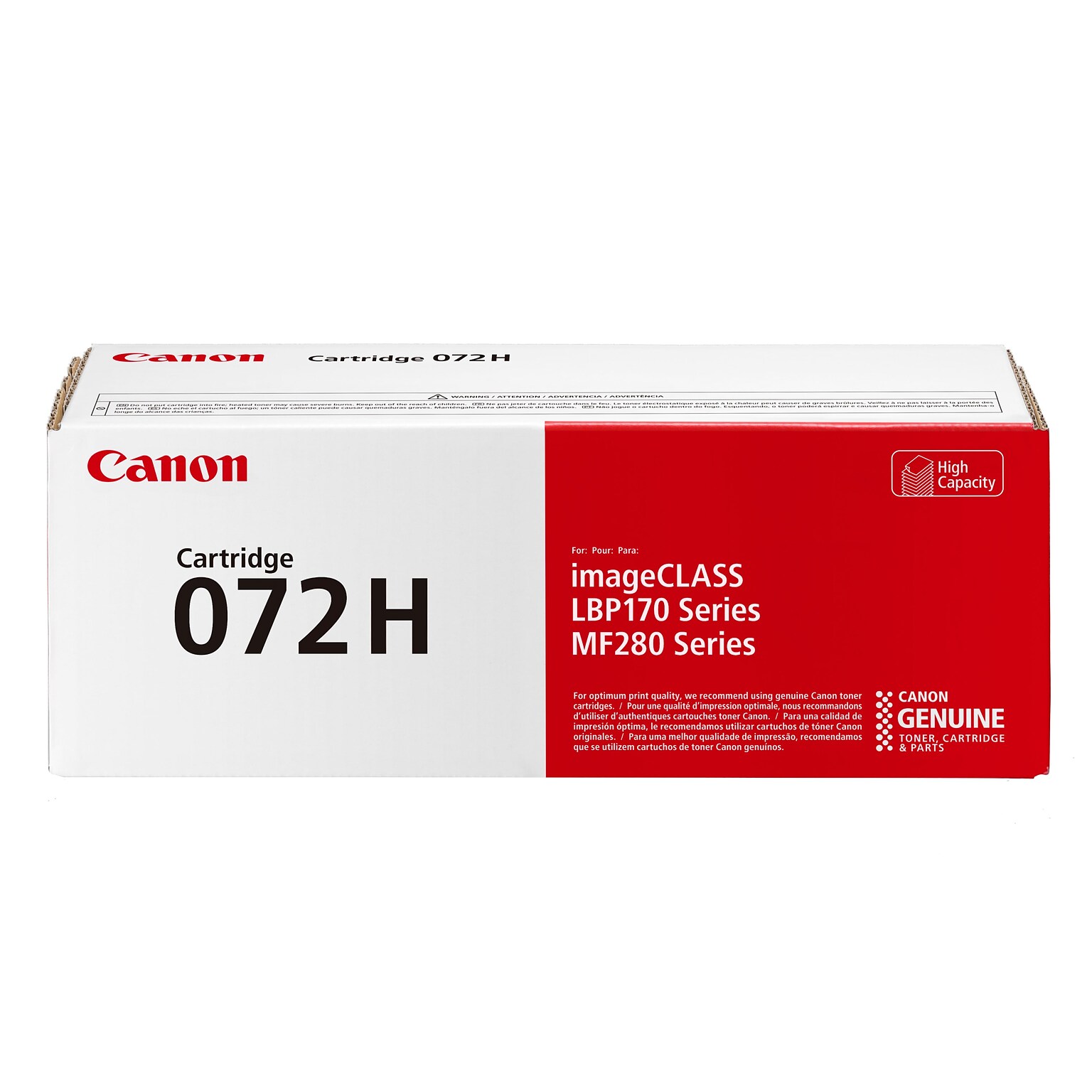Canon Toner 072 H Black High Yield Toner Cartridge (5648C001)