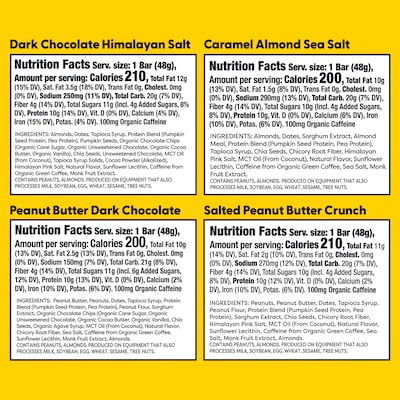 Quantum Gluten Free Energy Squares Variety Pack, 8/Pack (381-00007)