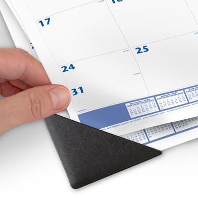 2027 AT-A-GLANCE 21.75" x 17" Monthly Desk Pad Calendar, White/Blue (SW200-00-27)