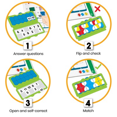 hand2mind VersaTiles Grade 6 Reading Practice Take Along Set (85872)