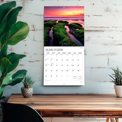 2026 Plato Sunsets 12" x 12" Monthly Wall Calendar (9798330706730)