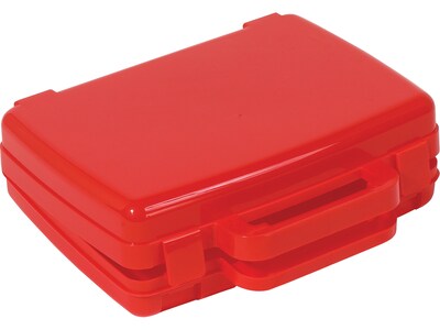 Deflect-O Little Artist Polypropylene Kids' Storage Case, 8.58" x 10.23" x 2.79", Red (39506RED)