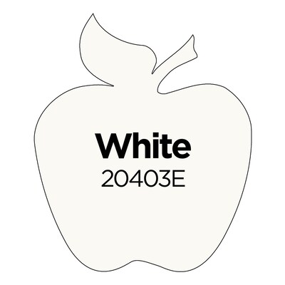 Apple Barrel Acrylic Paint Matte, 8oz., White, 6/Pack (APP20403E-6)
