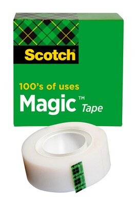 Scotch Magic Invisible Tape Refill, 3/4 x 36 yds, 1 Roll, (810) | Quill