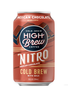 High Brew Nitro Mexican Chocolate Cold Brew Coffee with Milk, 10 oz., 12/Carton (80569)