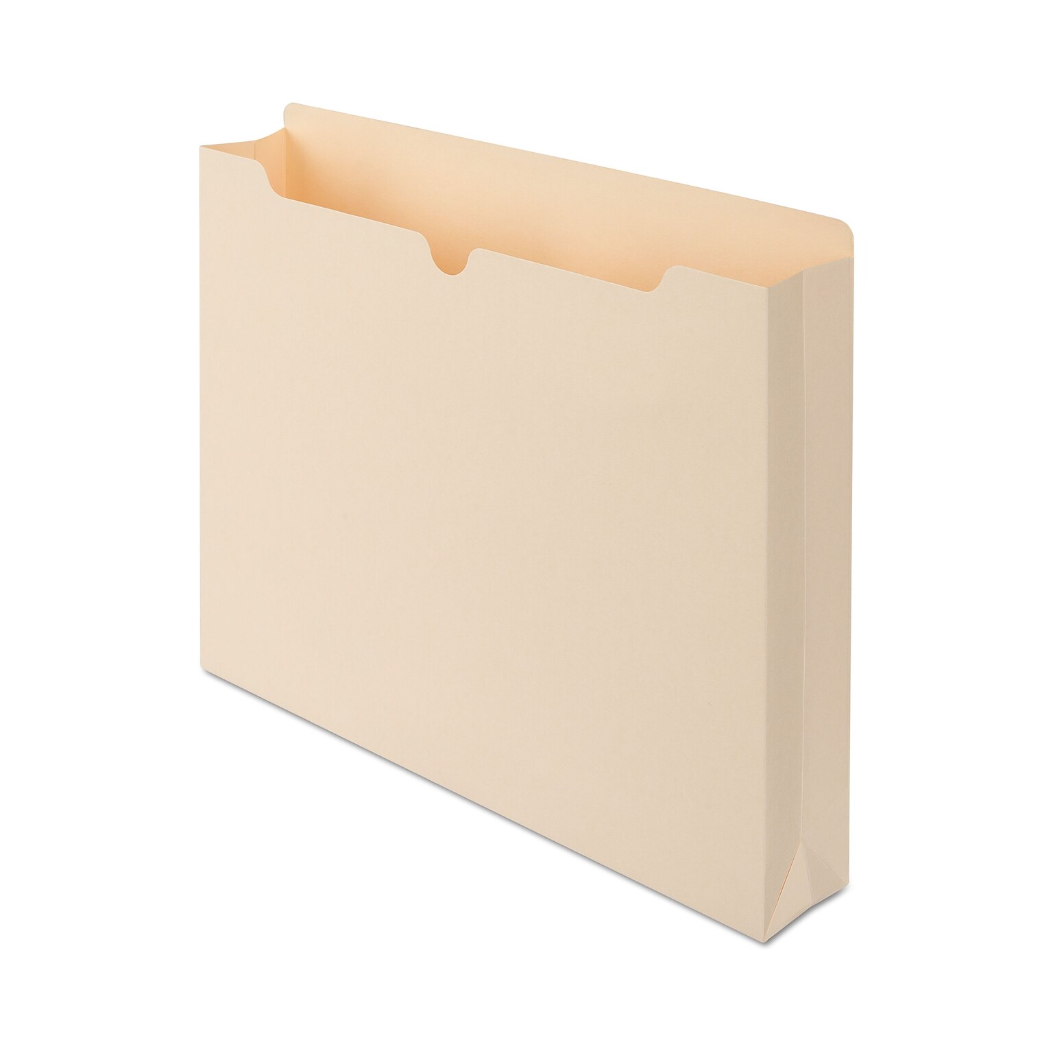 Staples Reinforced File Jacket, 2 Expansion, Letter Size, Manila, 50/Box (TR396444)