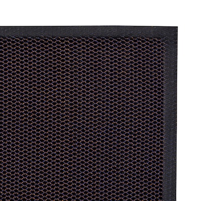 Floortex Doortex Meshmat Indoor Entrance Mat, 24 x 16, Metallic Blue & Orange (NREMFLYV0017)