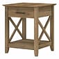 Bush Furniture Key West 20" x 20" End Table, Reclaimed Pine (KWT120RCP-03)