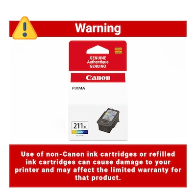 Canon CL-211 XL Tri-Color High Yield Ink Cartridge (2975B001)