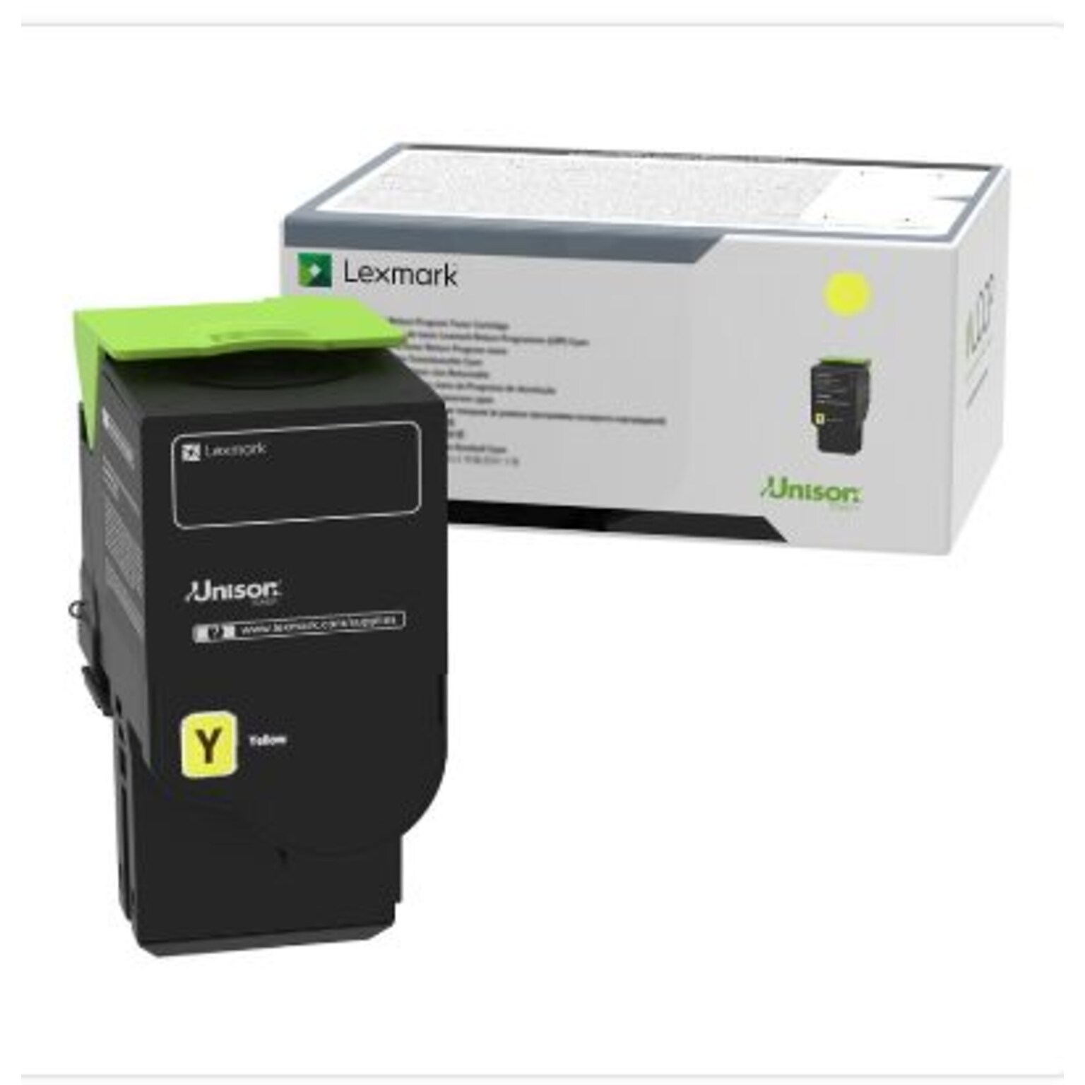Lexmark 75 Yellow High Yield, Return Program 8.8K Toner Cartridge (75M1HY0)