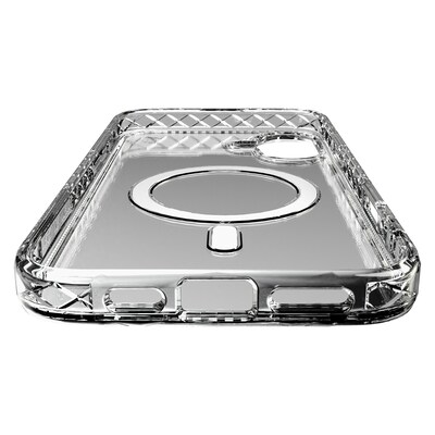 cellhelmet Magnitude Series MagSafe Phone Case for iPhone 16 Plus, Shock Absorbing, Crystal Clear (CM-105-CC)