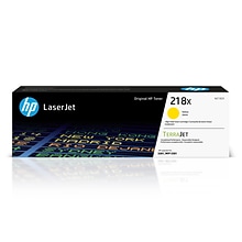 Original HP 218X Yellow High-yield Toner Cartridge (W2182X), print up to 2,500 pages