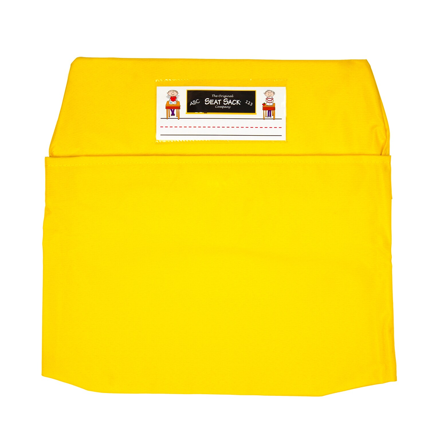 Seat Sack Polyester Seat Storage, 10 x 17 x 18, Yellow, 10/Pack (40117BUNDLE)