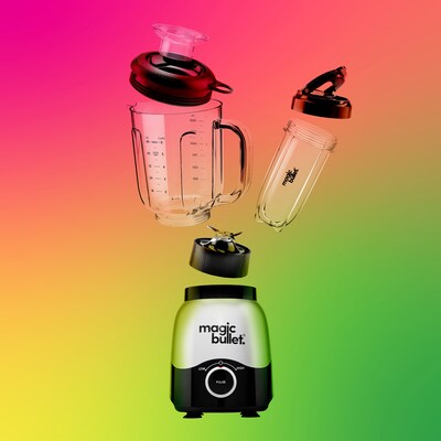 magic bullet 48 oz. Blender with To-Go Cup, Silver (MBF50200)