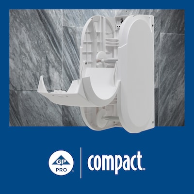 Georgia-Pacific Compact 2-Roll Vertical Coreless Toilet Paper Dispenser, White (56767A)