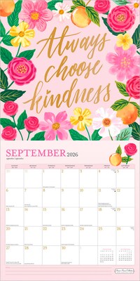 2026 BrownTrout Bonnie Marcus 12" x 12" Monthly Wall Calendar (9798330701568)