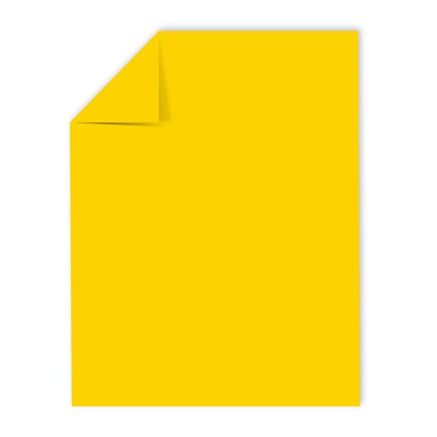Astrobrights Colored Paper, 24 lbs., 8.5 x 11, Solar Yellow, 500 Sheets/Ream (22531/21538)