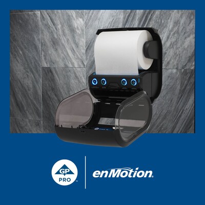 enmotion Flex Hardwound Paper Towels, 1-ply, 550 ft./Roll, 6 Rolls/Carton (89730)